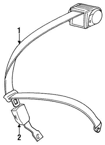 XJS REAR SEAT BELTS 2