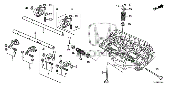 Engine/Valve - Rocker Arm (RR.) (V6) for 2012 Honda ACCORD COUPE #1