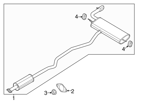 Fusion EXHAUST COMPONENTS