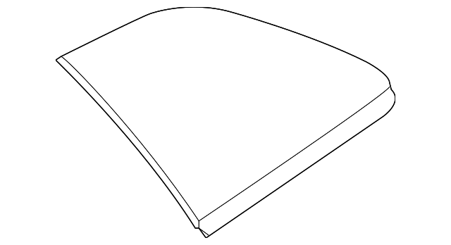 7T4Z-7829701-B Деталь QTR GLASS, LEFT