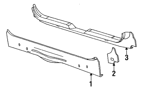 Rear Body for 1993 Chrysler Town & Country #0