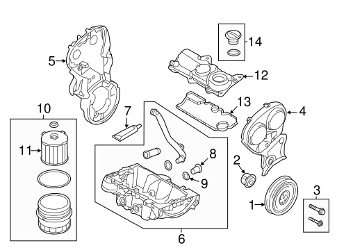 Valve & Timing Covers for 2016 Volvo S80 #0
