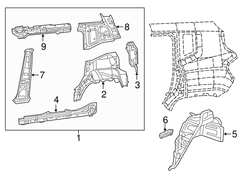 Inner Structure for 2015 Jeep Renegade #0
