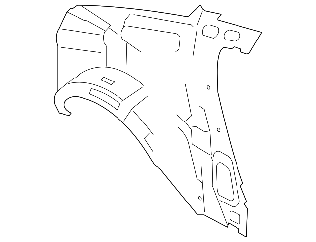 AR3Z-6327791-A Деталь INNER PANEL, LEFT