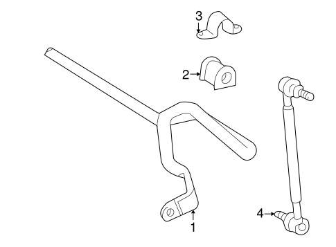 Vibe STABILIZER BAR & COMPONENTS 2