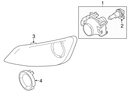 Fog Lamps for 2010 Lincoln MKS #0