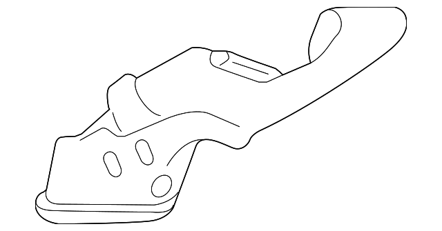 5S4Z-6146808-BAA Деталь TRIM SUPPORT, RIGHT