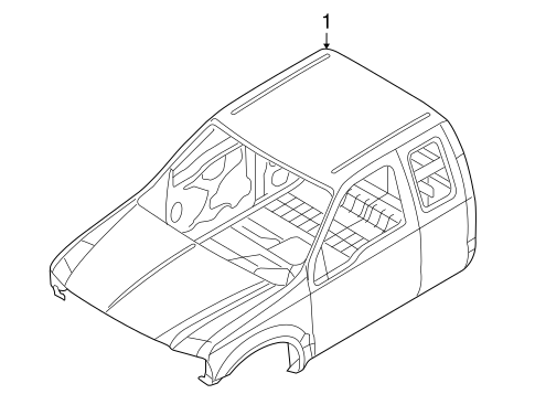 Body/Cab Assembly for 2010 Ford F-250 Super Duty #3