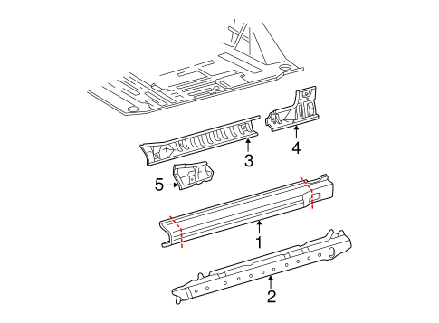 BODY/ROCKER for 2004 Toyota Tacoma #2