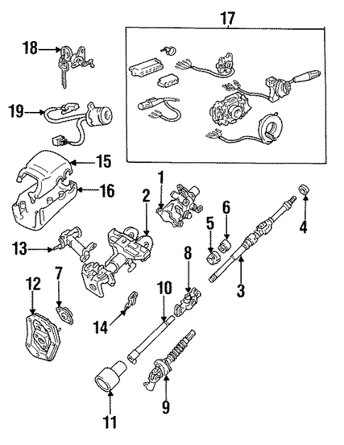 ELECTRICAL/SWITCHES for 1996 Toyota T100 #1