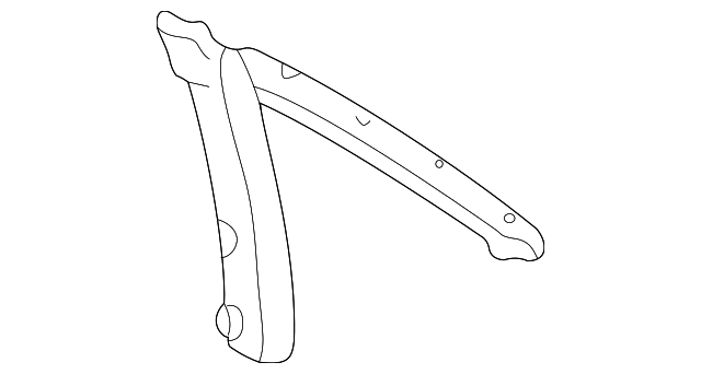 22608593 Деталь BUMPER COVER SUPPORT BRACKET, RIGHT
