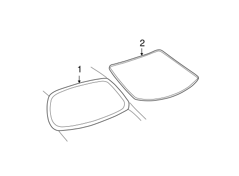 Grand Am GLASS & HARDWARE - BACK