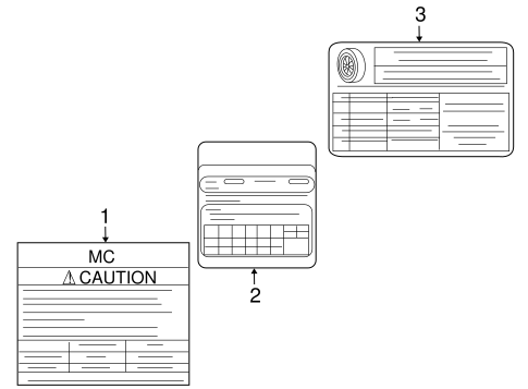 Labels for 2011 Hyundai Accent #0