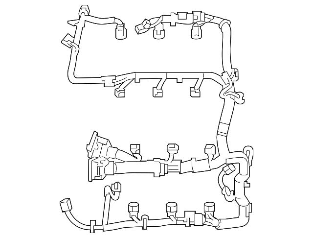 BU5Z-12A581-E Деталь ENGINE HARNESS