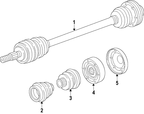 Drive Axles for 2008 Porsche Boxster #0