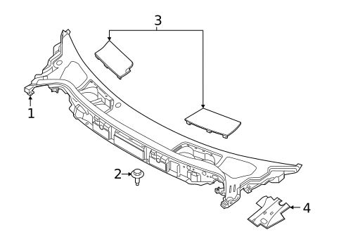 Cowl for 2019 Jaguar I-Pace #0