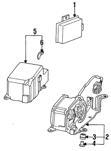OEM Honda 36622-PR3-000 - Cover Stay OEM Honda 36622-PR3-000 - Cover Stay
