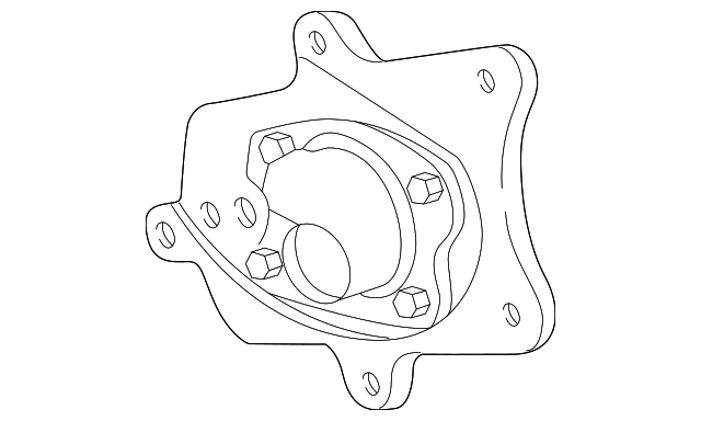 F4ZZ2C101B Деталь ADAPTER, LEFT