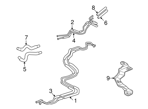 HVAC/REAR AC LINES for 2006 Toyota Highlander #1