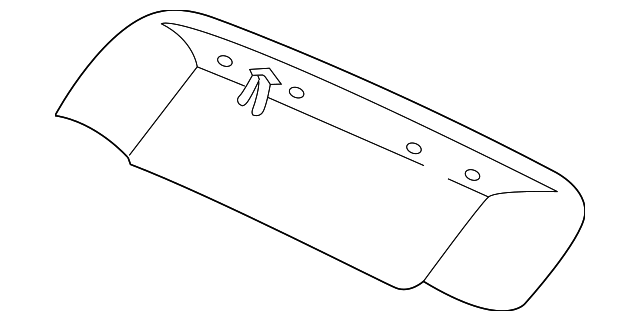 F6ZZ17B390AA Деталь LICENSE PANEL