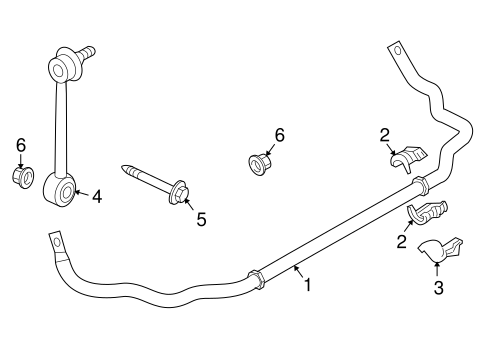 Cayenne STABILIZER BAR & COMPONENTS