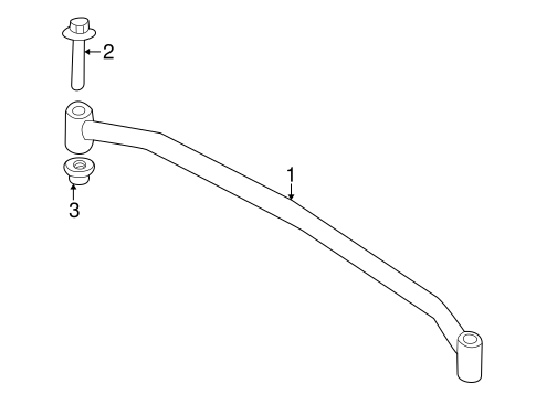REAR SUSPENSION/STABILIZER BAR & COMPONENTS for 2001 Toyota Prius #1