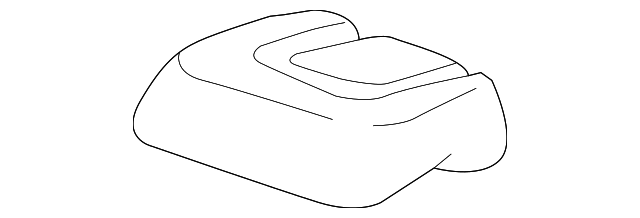 2C5Z7863840AA SEAT CUSHION PAD