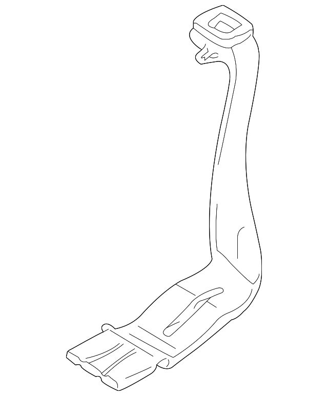 XR86638 Деталь FLOOR DUCT, LEFT
