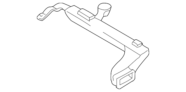 XR89970 Деталь AIR OUTLET DUCT, LEFT