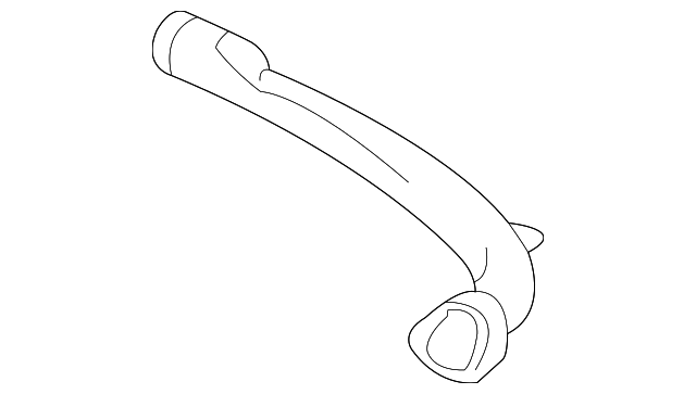 XR82509 Деталь AIR OUTLET DUCT, LEFT