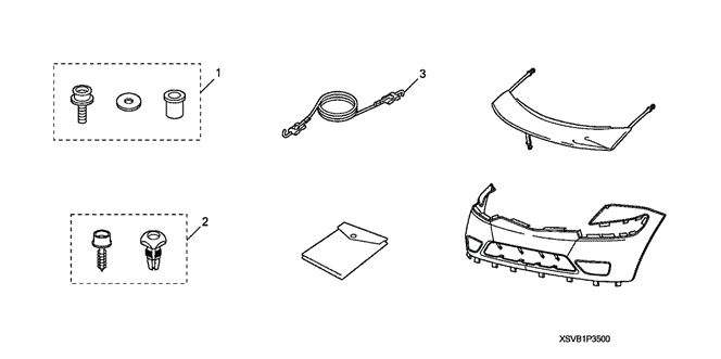 ACCESSORIES/NOSE MASK (FULL) (2) for 2006 Honda CIVIC COUPE #1