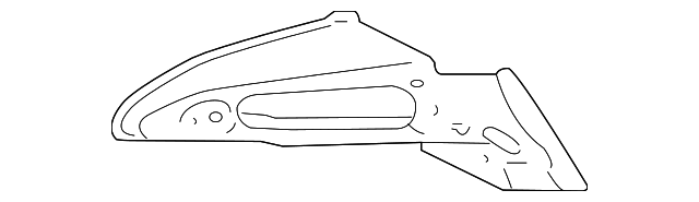 C2Z2540 Деталь TAIL LAMP PANEL, LEFT