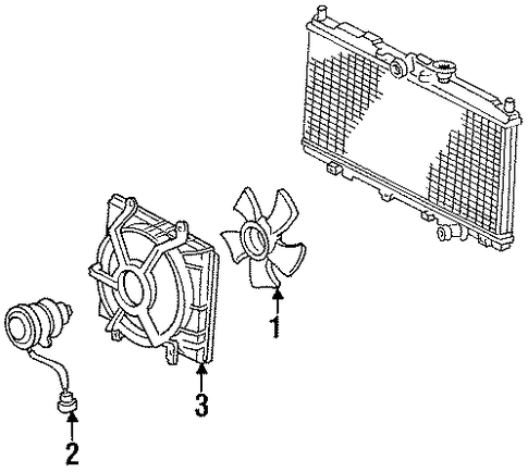 Motor, Cooling Fan (Denso) Motor, Cooling Fan (Denso)