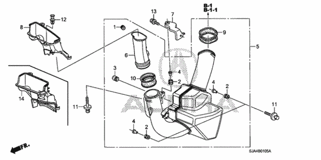 Resonator Chamber for 2009 Acura RL #0