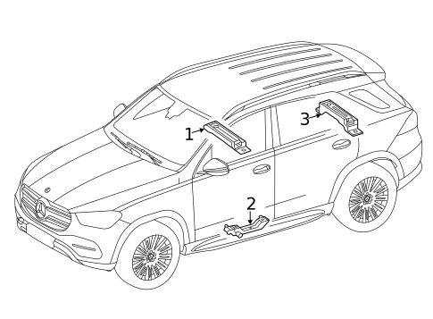 Keyless Entry Components for 2020 Mercedes-Benz GLS 580 #0