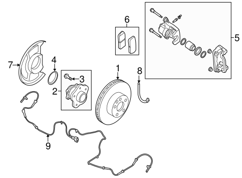 Brakes/Front Brakes for 2012 Nissan Altima #2