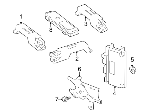 Keyless Entry Components for 2013 Mercedes-Benz C 250 #1