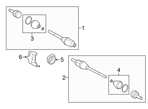 Mariner DRIVE AXLES