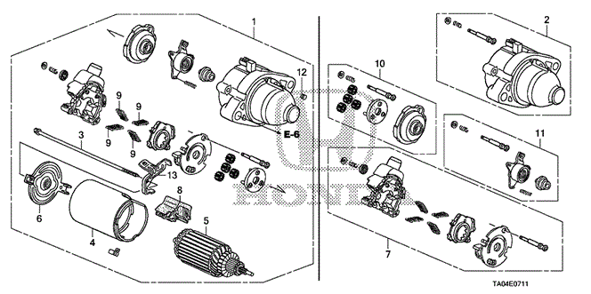 Starter Motor Assembly (Sm-73002)(Mitsuba) Starter Motor Assembly (Sm-73002)(Mitsuba)