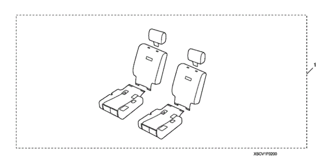 Accessory Components/Seat Cover (2nd Row) for 2010 Honda ELEMENT 5-DOOR #1