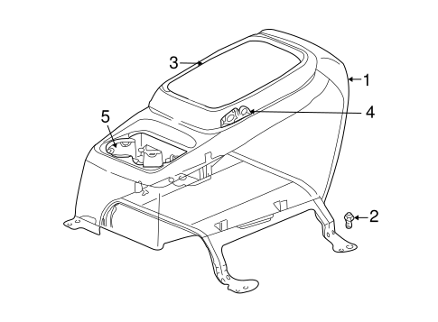 Sierra 1500 CENTER CONSOLE 2