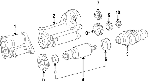 ELECTRICAL/STARTER for 2002 Toyota Solara #2