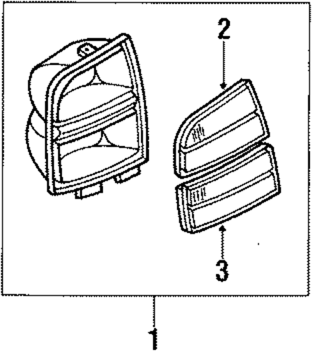Delta 88 TAIL LAMPS