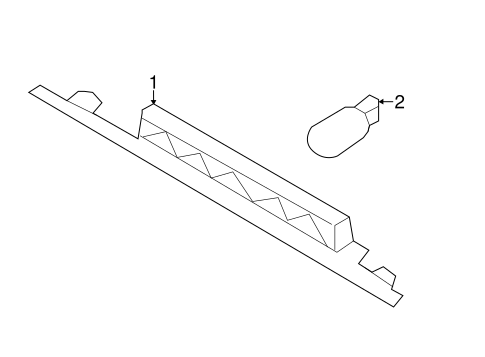 Electrical/High Mount Lamps for 2013 Ford Edge #1