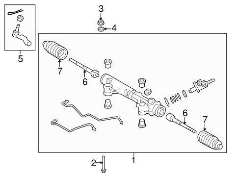 Steering Gear & Linkage for 2015 Toyota Tundra #0