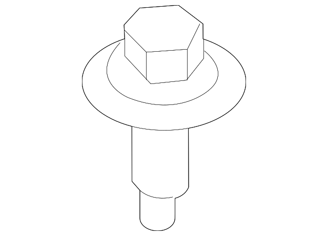 99163137300 MOUNT BRACKET SCREW, LEFT
