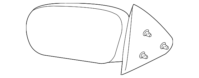 22613597 Деталь MIRROR ASSY, LEFT