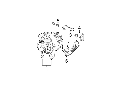 ELECTRICAL/ALTERNATOR for 2004 Toyota Sienna #1