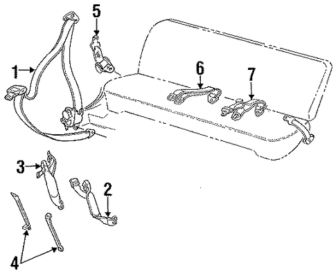 Executive Limousine FRONT SEAT BELTS