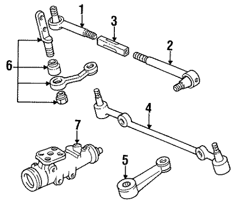 Camaro STEERING GEAR & LINKAGE 2